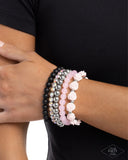 Rose Garden Grandeur - Pink Bracelet