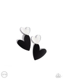Romantic Occasion - Black Clip-On Earring
