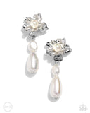 Esteemed Elite - White Clip-On Earring