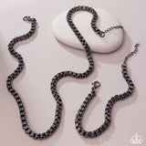 Complete Look - Black Mens Necklace and Bracelet