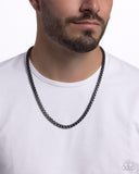 Complete Look - Black Mens Necklace and Bracelet