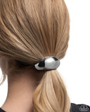 Striking Selfie - Silver Hair Clip