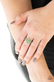 Rainbow Rivera Green Ring