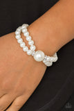 Romantic Redux White Bracelet