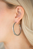 This Is My Tribe Silver Hoop Earring