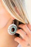 Organically Omega Blue Earring