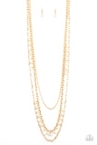 Pearl Pageant - Gold Necklace