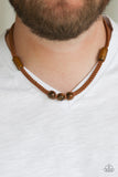 Honolulu Hustler - Brown Urban Necklace