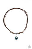 Tiki Thunder - Green Urban Necklace