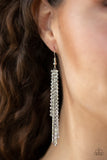 Red Carpet Bombshell - White Earring