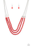 Terra Trails - Red Necklace