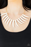 Tusk Tundra - White Necklace