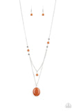 Time To Hit The ROAM Orange Necklace