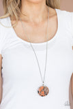 Sahara Equinox - Orange Necklace