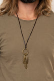 Bird Watcher - Brown Urban Necklace