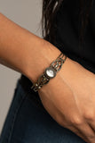 Wait and SEER - Brass Bracelet