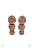 Ancient Antiquity - Copper Clip-On Earring