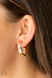 Ready, Steady, GLOW - Gold Clip-On Earring
