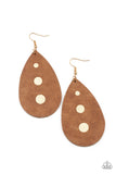 Rustic Torrent - Gold Earring