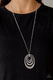 Renegade Ripples - Silver Necklace
