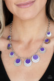 The Cosmos Are Calling - Purple Necklace