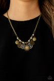 To Coin A Phrase - Brass Necklace
