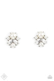 Royal Reverie - White Post Earring