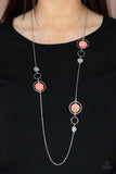Laguna Lounge - Orange Necklace