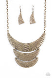 Moonwalk Magic - Brass Necklace