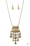 Totem Trek - Brass Necklace