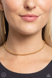 Glimmer of ROPE - Gold CHOKER