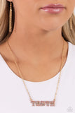 Truth Trinket - Gold Necklace