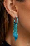 Piquant Punk - Blue Hoop Earring