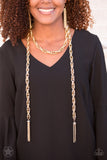 SCARFed for Attention Gold Necklace