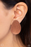 In PLAINS Sight - Copper Clip-On Earring