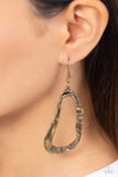 Abstract Antiquity - Brass Earring