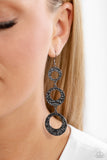 High Society Stunner - Black Earring