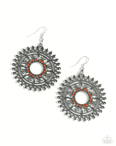 Revel in Radiance - Orange Earring