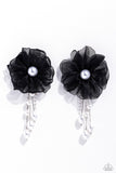 Dripping In Decadence -Black Post Earring