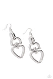 Padlock Your Heart - Silver Earring