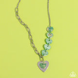 HEART Of The Movement - Green Necklace