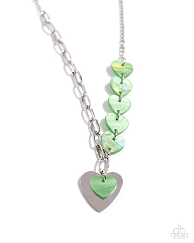 HEART Of The Movement - Green Necklace