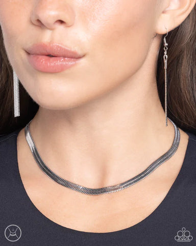 Musings Moment - Silver Choker