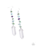 Quartz Qualification - Green Earring