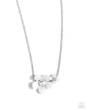 Dainty Deduction - White Necklace