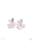 Stacked Sprigs - Pink Earring