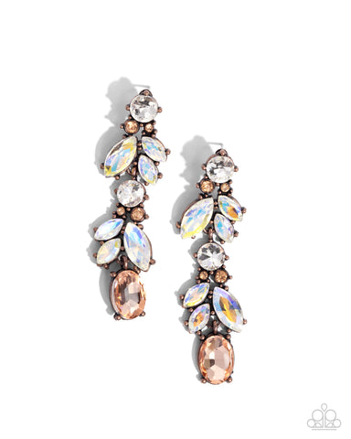 Dancing Debut - Copper Post Earring