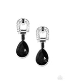 In ARCHING Order - Black Post Earring