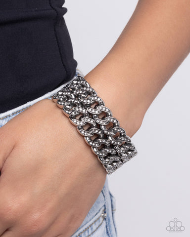 Braided Bandit - White Bracelet