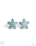 Starfish Serenade - Blue Clip-On Earring